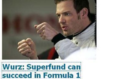 Affollamento in F1: ecco la Superfund. E' il team di Wurz