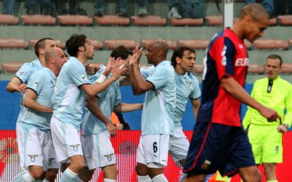 Lazio, colpo gobbo al "Ferraris": 1-0 sul Genoa