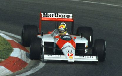 Hamilton fuori di...Senna. Niente giro sull'auto del mito