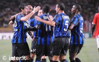 Milito principe di Monaco: l'Inter vince 1-0. Debutta Eto'o