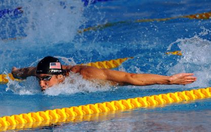 E' tornato Phelps: nei 200 farfalla conquista oro e primato