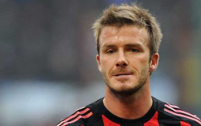 Beckham fa visita a Leonardo: ''Quanto mi manca il Milan"