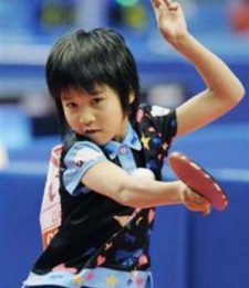 Miu, campionessa (infelice) di ping pong a 8 anni
