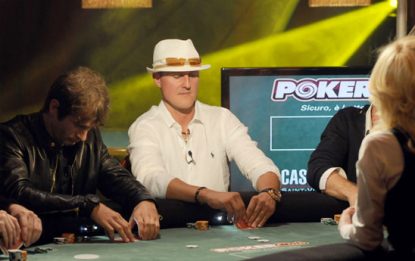 Scopri le carte di Schumi, Pit Stop Poker è su SKY