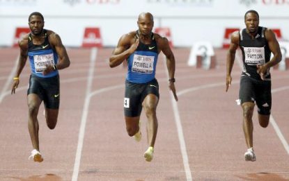 Powell domina i 100 metri a Losanna: 9''72
