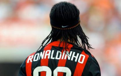 Milan, il caso Ronaldinho: non illumina più. Ciao Champions?