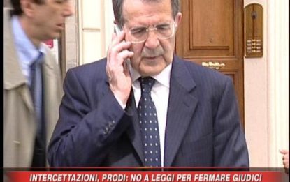 Intercettazioni, è scontro dopo il no di Prodi a Berlusconi