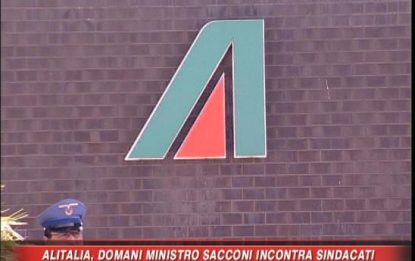 Alitalia, domani l'incontro Sacconi-sindacati