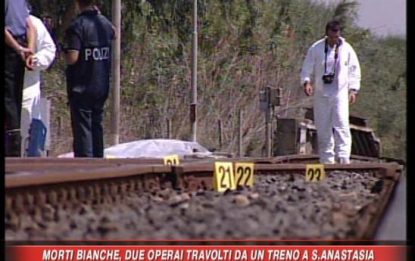 Catania, treno uccide due operai