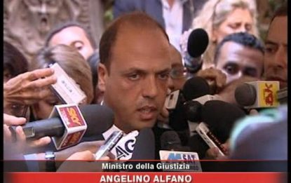 Giustizia, Alfano: Confidiamo nel dialogo con Veltroni