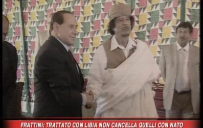 Intesa Italia-Libia, la Nato: "Gheddafi? Ci fidiamo di Roma"