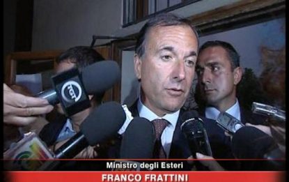 Frattini: "L'accordo dell'Italia con la Libia è chiaro"
