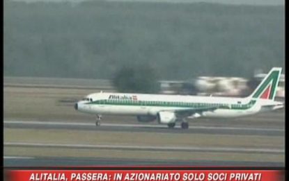 Alitalia, Passera ridimensiona il ruolo degli stranieri