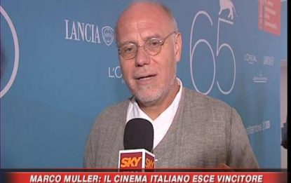Venezia, Muller: "Il cinema italiano esce vincitore"