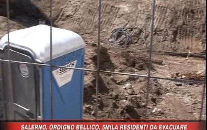 Salerno, 5mila evacuati per ritrovamento ordigno bellico