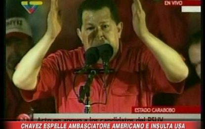 Chavez espelle l'Ambasciatore americano e insulta gli Usa