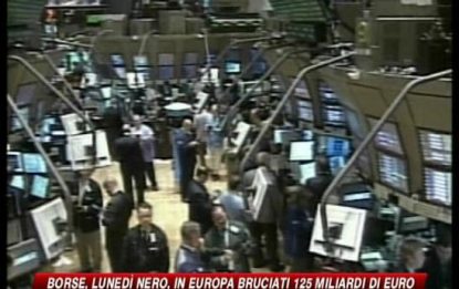 Terremoto sui mercati. Le Borse europee perdono 125 miliardi