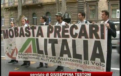 Alitalia, oggi tavolo unico delle nove sigle sindacali