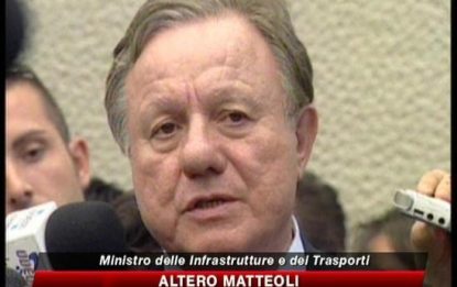 Alitalia, Matteoli: "Sciopero dimostra irresponsabilità"