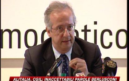 Alitalia, Veltroni e Cgil contro Berlusconi