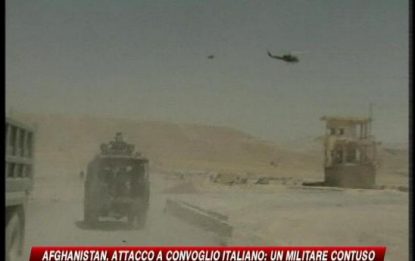 Bomba contro un convoglio italiano a Herat, 1 ferito