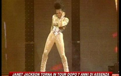 Janet Jackson torna in tour dopo 7 anni di assenza