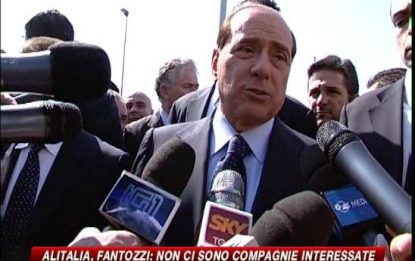 Alitalia, Berlusconi: Cai o fallimento. Chiusura dei piloti