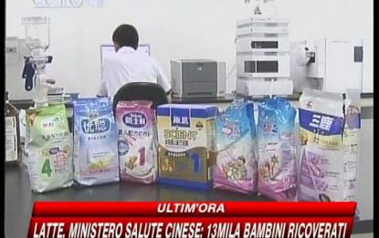 Cina, per il latte averiato 13mila bambini in ospedale