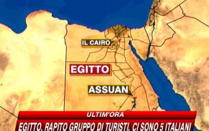 5 italiani rapiti in Egitto, chiesto un riscatto