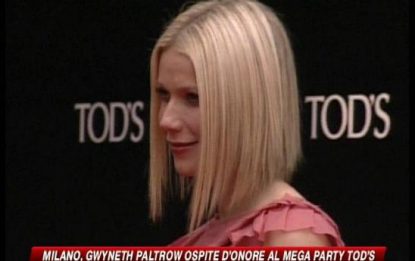 Gwyneth Paltrow ospite d'onore al mega party Tod's