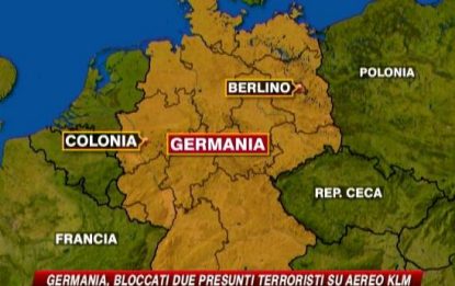 Germania, fermati due presunti kamikaze su volo Klm