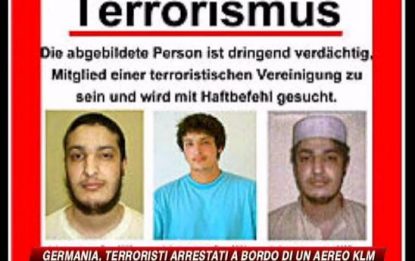 Germania, arrestati sull'aereo due presunti terroristi