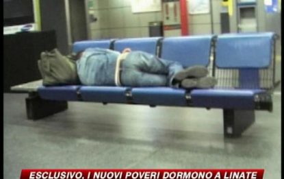 The Terminal all'italiana, i nuovi poveri dormono a Linate