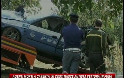 Poliziotti morti a Caserta, si costituisce autista dell'auto