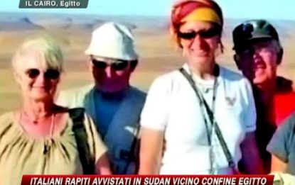 Italiani rapiti in Egitto, "Sono in Sudan"