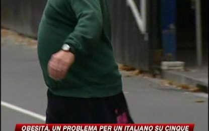 Obesità, un problema per un italiano su cinque