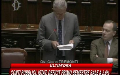Crisi mutui, Tremonti: Rischi contenuti per l'Italia