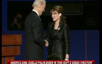 In parità il duello Palin-Biden