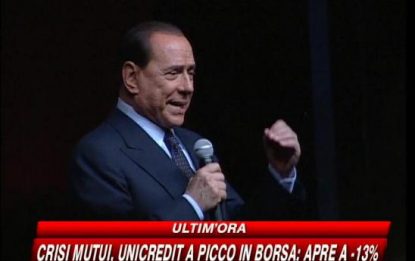 Berlusconi chiude al dialogo: Andiamo avanti da soli
