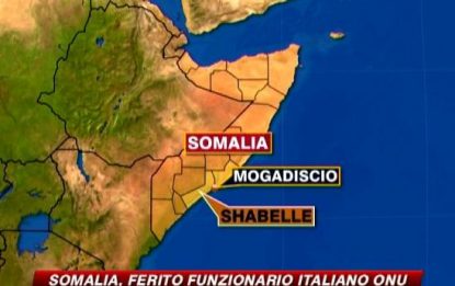 Somalia, ferito operatore Onu italiano