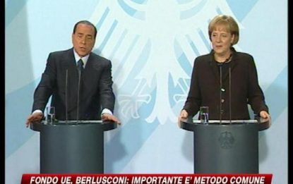 Fondo Ue, Berlusconi e Merkel ancora divisi