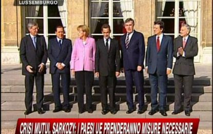 Crisi mutui, Sarkozy. Paesi Ue prenderanno misure necessarie
