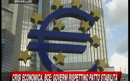 Bce: "I governi rispettino il Patto di stabilità"