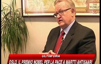 Nobel per la Pace a Martti Ahtisaari