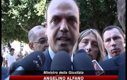 Giustizia, Alfano: "Difenderemo il mio Lodo"
