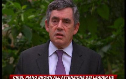 Crisi finanziaria, Gordon Brown guida l'Europa