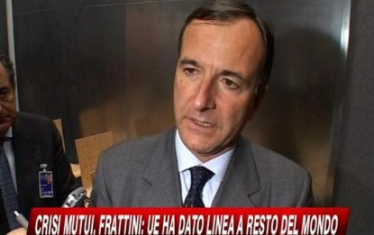 Frattini: piano eurogruppo un esempio per il mondo