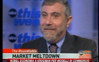 A Paul Krugman il Nobel per l'economia