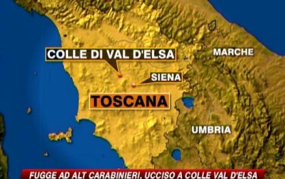 Siena, albanese fugge a controllo: ucciso dai carabinieri