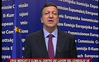 Crisi banche, Barroso: "Usa e Ue agiscano insieme"